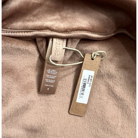 Skims Velour Robe in Sienna - Picture 4 of 4